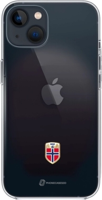 iPhone 13 Norges Fotballforbund Clear case -mobildeksel, svart