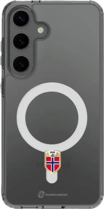 Samsung Galaxy S25 Norges Fotballforbund Clear case (MagSafe) -mobildeksel, svart