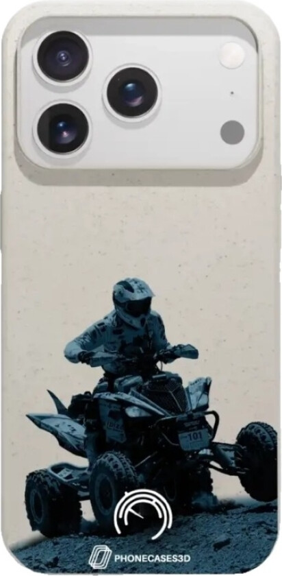 iPhone 17 Pro Max Norges Motorsportforbund komposterbart deksel, hvit