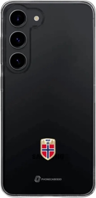 Samsung Galaxy S26 Norges Fotballforbund Clear case -mobildeksel, svart