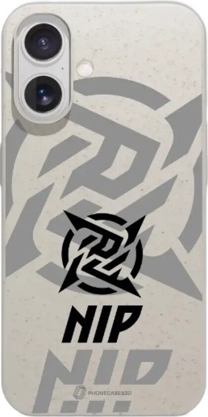 iPhone 17 Ninjas in Pyjamas komposterbart deksel, hvit