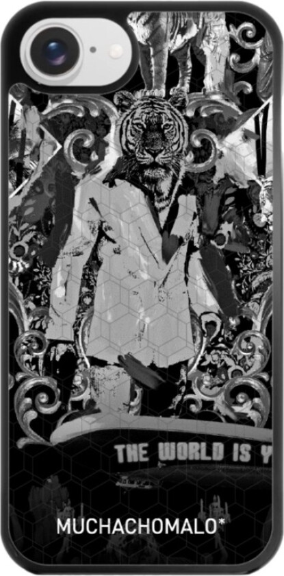 iPhone 16e Muchacho Malo 3D mobildeksel, svart