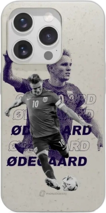iPhone 15 Pro Norges Fotballforbund komposterbart deksel, hvit