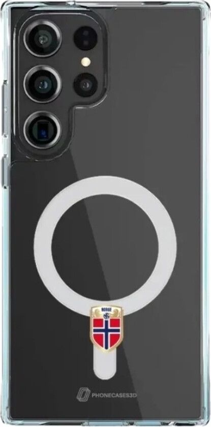 Samsung Galaxy S25 Ultra Norges Fotballforbund Clear case (MagSafe) -mobildeksel, svart