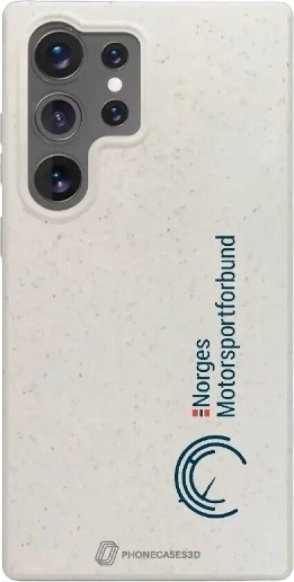 Samsung Galaxy S25 Ultra Norges Motorsportforbund komposterbart deksel, hvit