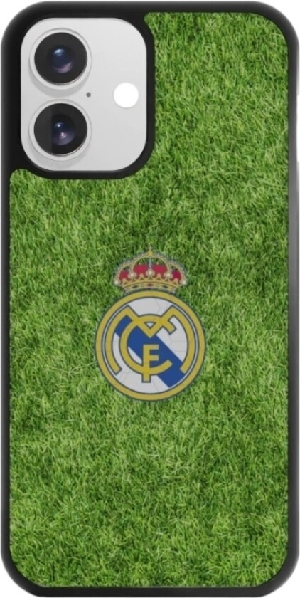 iPhone 16 Real Madrid 3D mobildeksel, svart