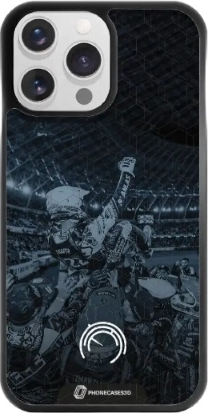 iPhone 14 Pro Norges Motorsportforbund 3D mobildeksel, svart
