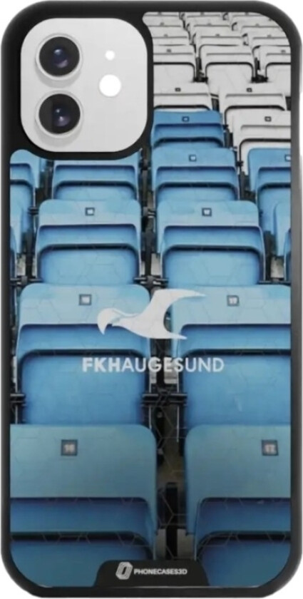 iPhone 12 FK Haugesund 3D mobildeksel, svart