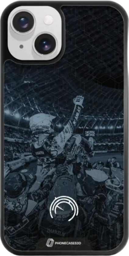 iPhone 14 Norges Motorsportforbund 3D mobildeksel, svart
