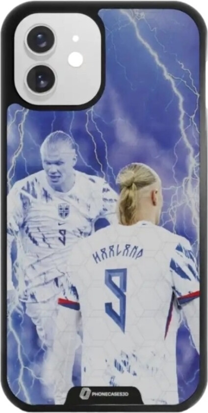 iPhone 12 Norges Fotballforbund 3D mobildeksel, svart