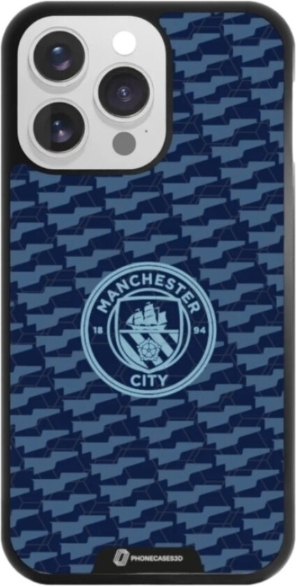 iPhone 13 Pro Man City 3D mobildeksel, svart