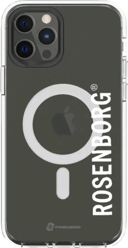 iPhone 12 RBK Clear case (MagSafe) -mobildeksel, svart