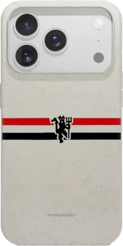 iPhone 17 Pro Manchester United FC komposterbart deksel, hvit