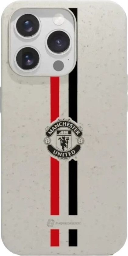 iPhone 16 Pro Manchester United FC komposterbart deksel, hvit