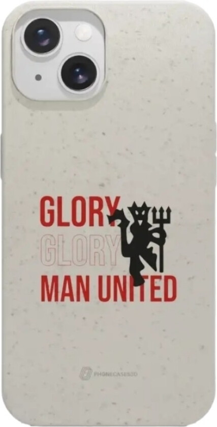 iPhone 15 Manchester United FC komposterbart deksel, hvit