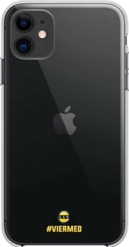 iPhone 11 Lillestrøm SK Clear case -mobildeksel, svart