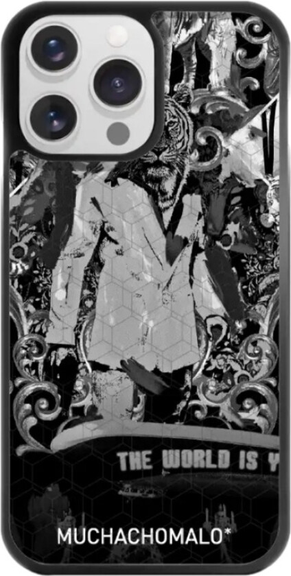 iPhone 14 Pro Muchacho Malo 3D mobildeksel, svart