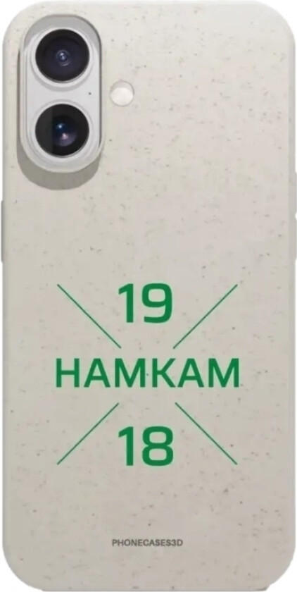 iPhone 17 HamKam komposterbart deksel, hvit