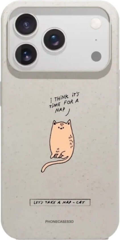iPhone 17 Pro Maja Säfström komposterbart deksel, hvit
