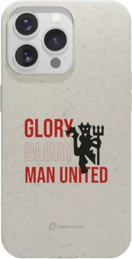 iPhone 13 Pro Manchester United FC komposterbart deksel, hvit