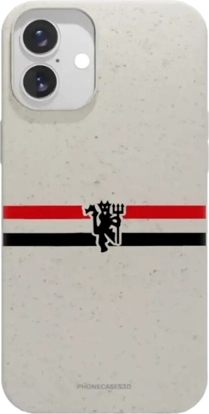 iPhone 16 Plus Manchester United FC komposterbart deksel, hvit