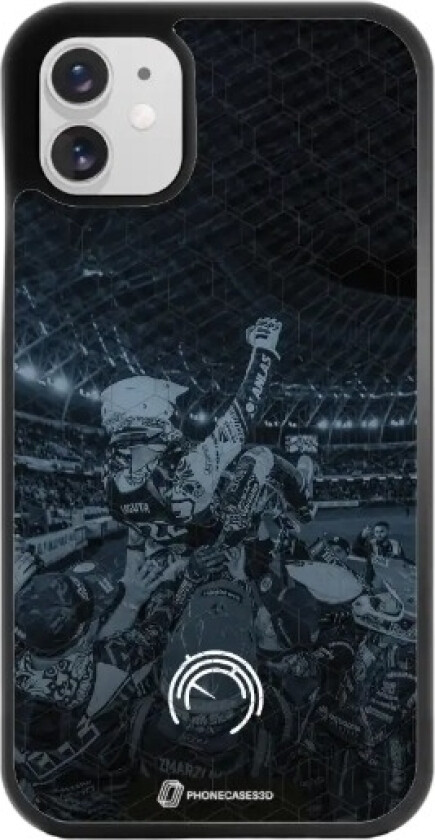 iPhone 11 Norges Motorsportforbund 3D mobildeksel, svart