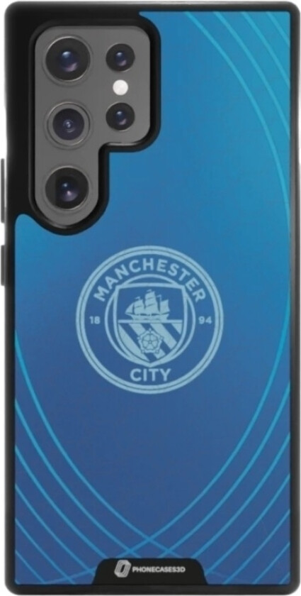 Samsung Galaxy S25 Ultra Man City 3D mobildeksel, svart