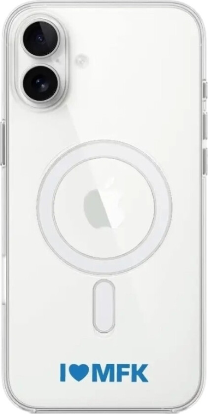 iPhone 16 Plus Molde FK Clear case (MagSafe) -mobildeksel, hvit