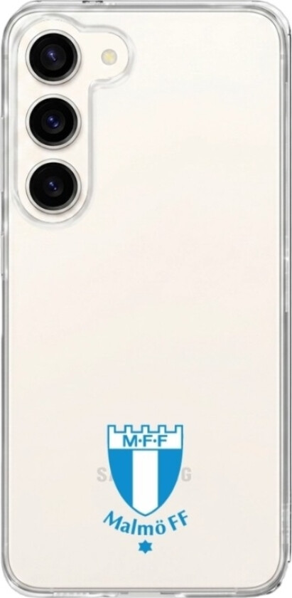 Samsung Galaxy S26 Malmö FF Clear case -mobildeksel, hvit