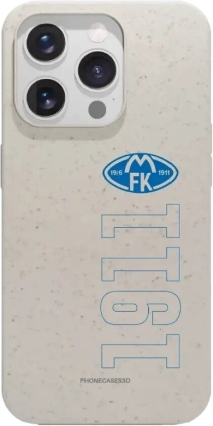 iPhone 15 Pro Molde FK komposterbart deksel, hvit