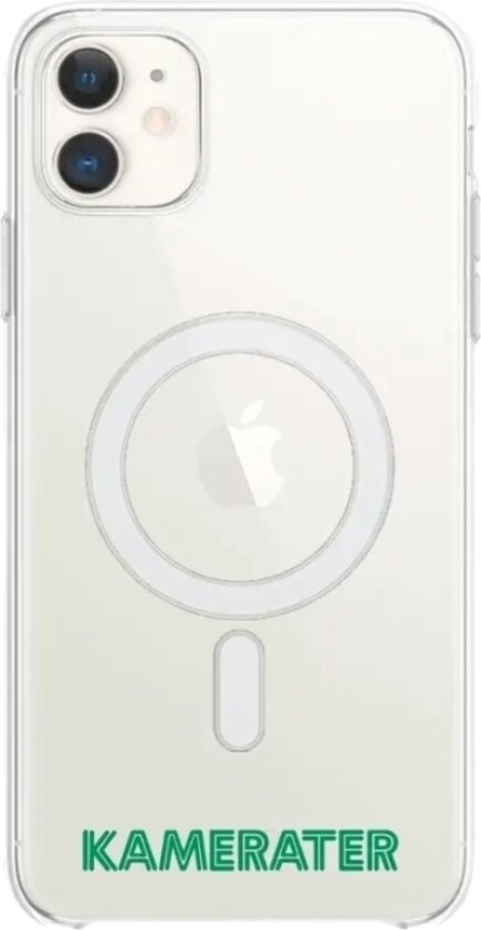 iPhone 11 HamKam Clear case (MagSafe) -mobildeksel, hvit