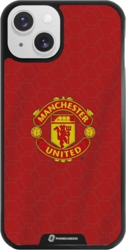 iPhone 13 Manchester United FC 3D mobildeksel, svart
