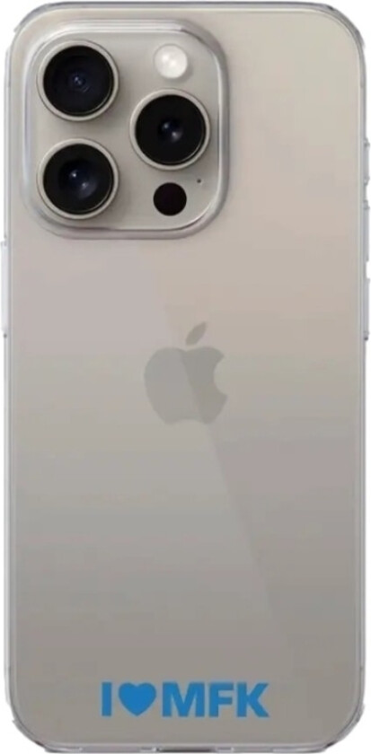 iPhone 15 Pro Molde FK Clear case -mobildeksel, hvit
