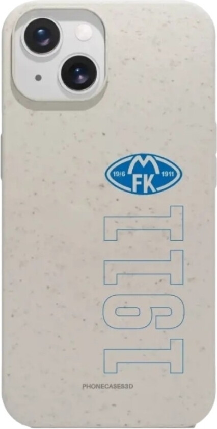 iPhone 15 Molde FK komposterbart deksel, hvit