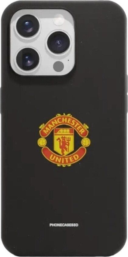 iPhone 15 Pro Manchester United FC komposterbart deksel, svart