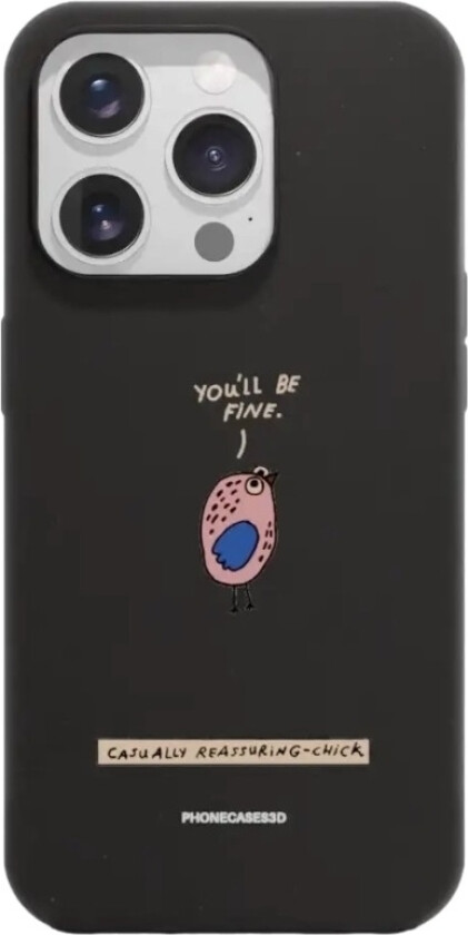 iPhone 15 Pro Maja Säfström komposterbart deksel, svart
