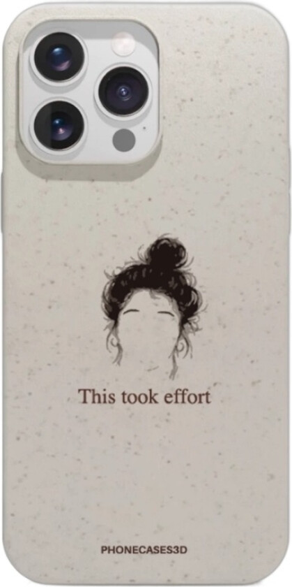 iPhone 16 Pro Max Marit Bakkli komposterbart deksel, hvit