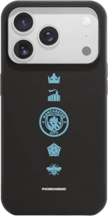 iPhone 17 Pro Man City komposterbart deksel, svart