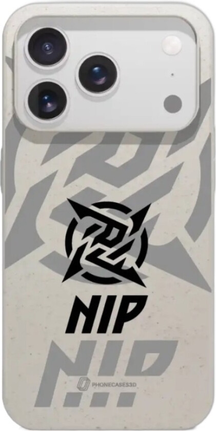 iPhone 17 Pro Ninjas in Pyjamas komposterbart deksel, hvit