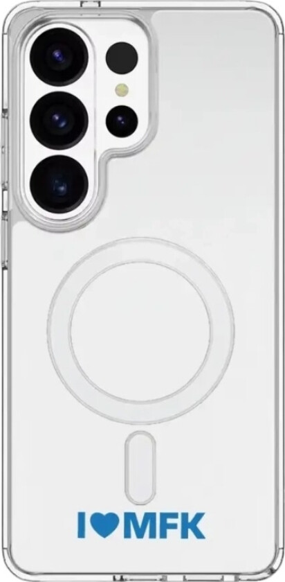 Samsung Galaxy S26 Ultra Molde FK Clear case (MagSafe) -mobildeksel, hvit