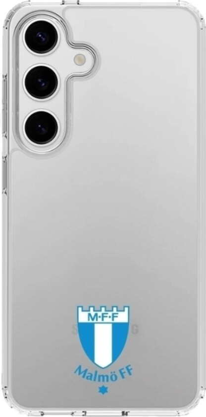 Samsung Galaxy S25+ Malmö FF Clear case -mobildeksel, hvit