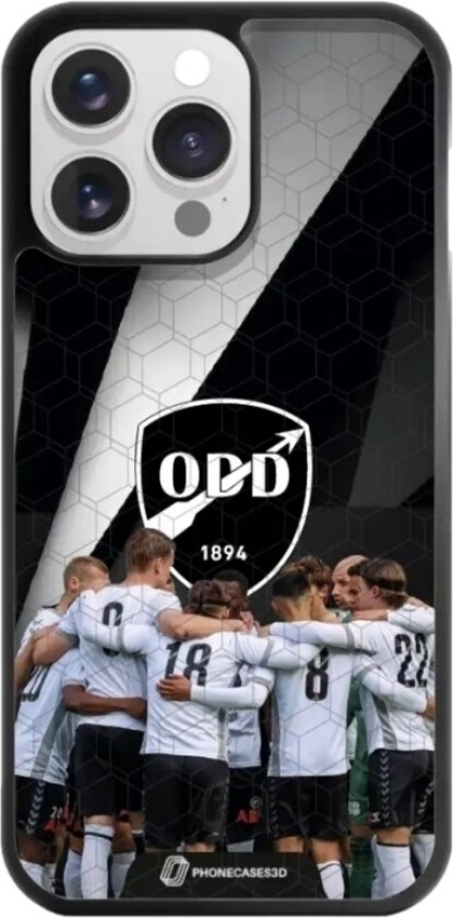 iPhone 16 Pro Max Odds Ballklubb 3D mobildeksel, svart