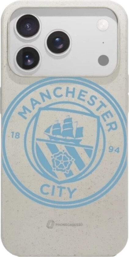 iPhone 17 Pro Man City komposterbart deksel, hvit