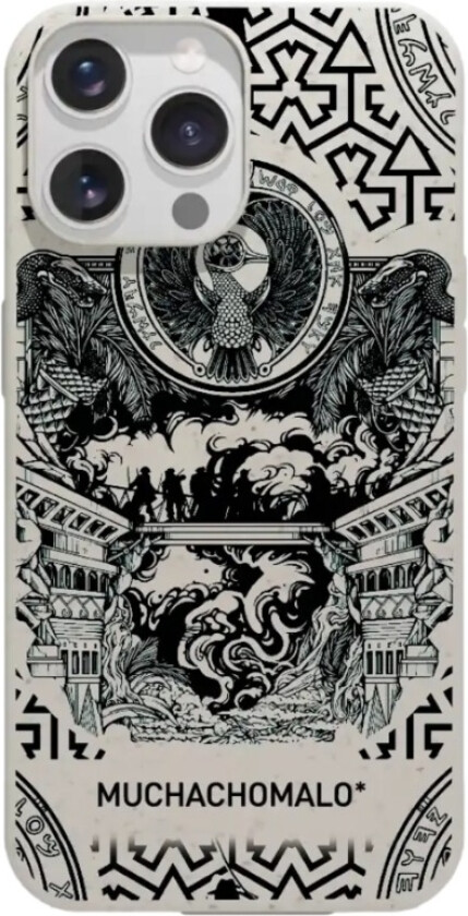 iPhone 14 Pro Muchacho Malo komposterbart deksel, hvit