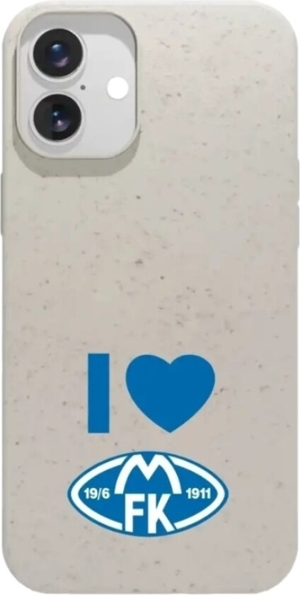 iPhone 16 Plus Molde FK komposterbart deksel, hvit