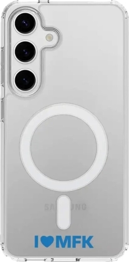 Samsung Galaxy S25 Molde FK Clear case (MagSafe) -mobildeksel, hvit