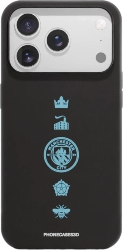 iPhone 17 Pro Max Man City komposterbart deksel, svart