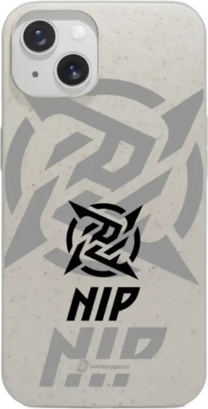 iPhone 13 Ninjas in Pyjamas komposterbart deksel, hvit