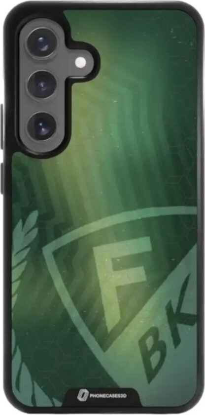 Samsung Galaxy S25 Färjestad BK 3D mobildeksel, svart