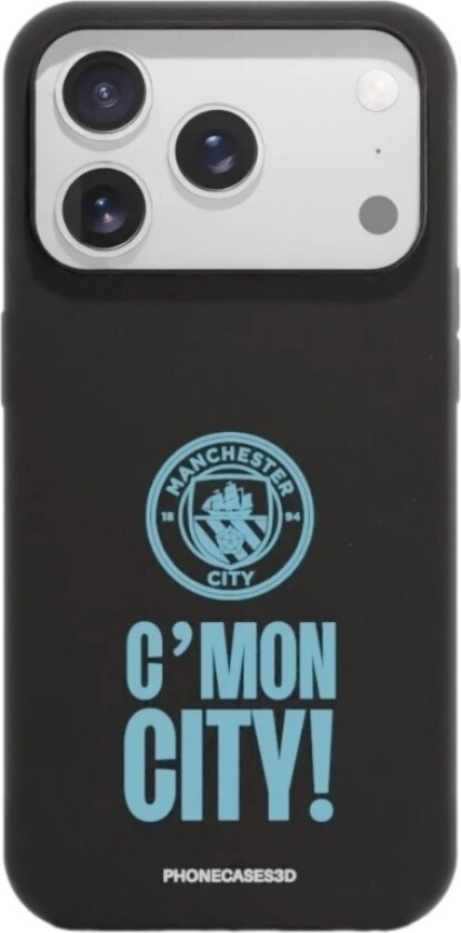 iPhone 17 Pro Max Man City komposterbart deksel, svart